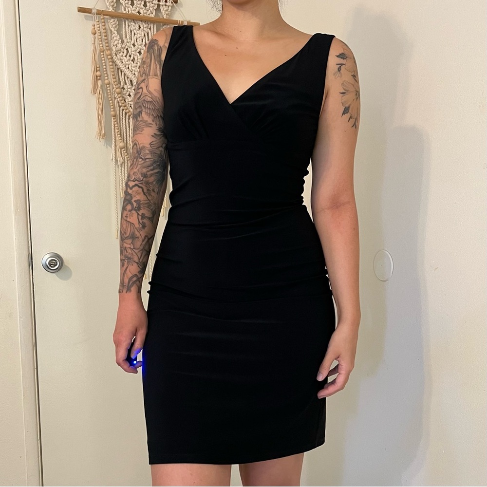 Vintage Gia & Co Black Bodycon Dress